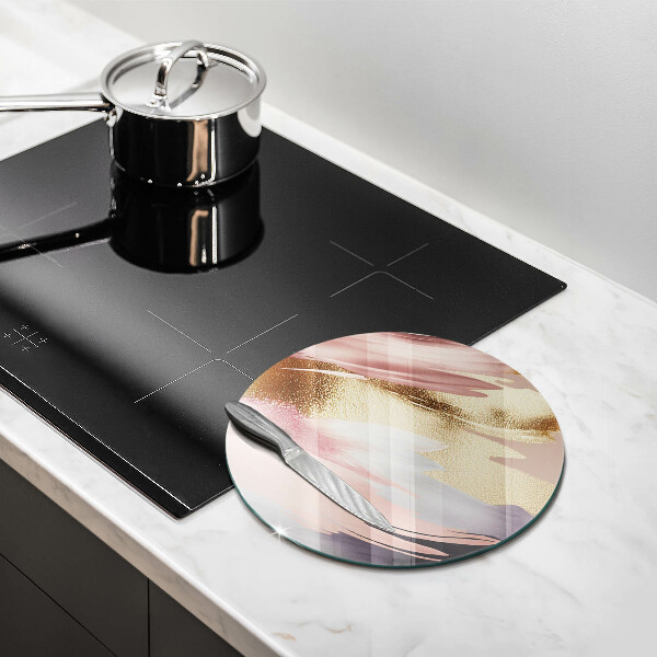 Skleněné krájecí prkénko Pastelové skvrny