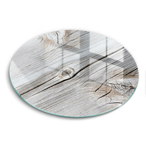 Skleněné krájecí prkénko Světlá struktura dřeva