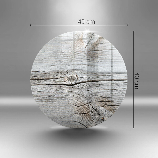 Skleněné krájecí prkénko Světlá struktura dřeva