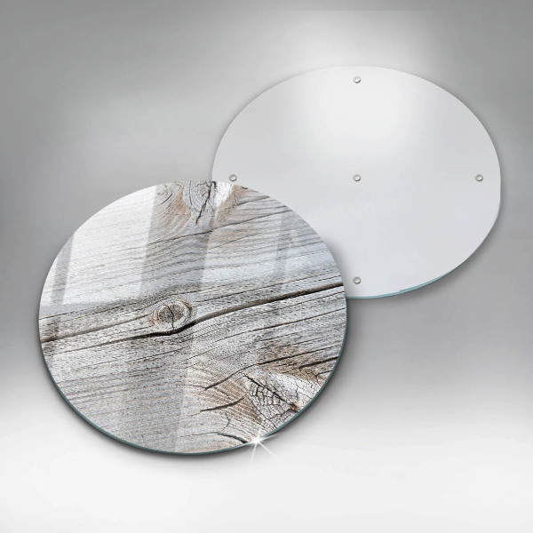 Skleněné krájecí prkénko Světlá struktura dřeva