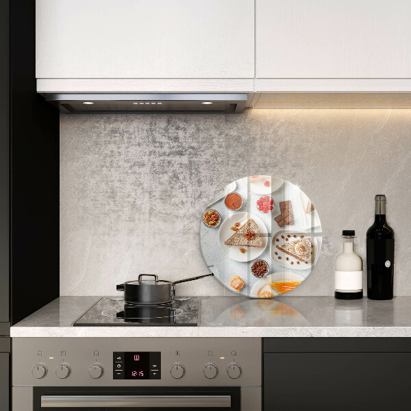 Skleněné krájecí prkénko Sladkost dortu