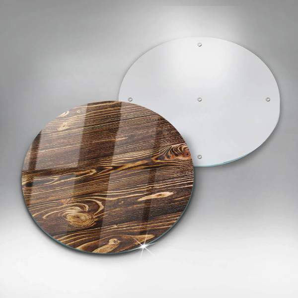 Skleněné krájecí prkénko Textura dřeva