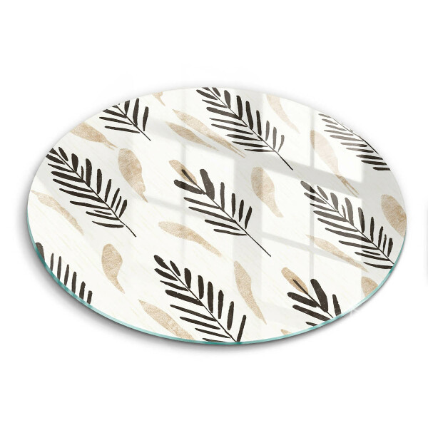 Skleněné krájecí prkénko Boho rostliny