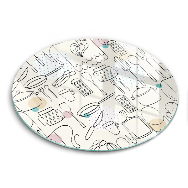 Skleněná deska do kuchyně Kuchyňské doplňky