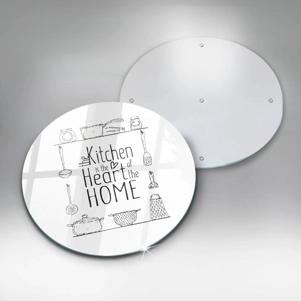 Skleněná deska do kuchyně Nápis věta