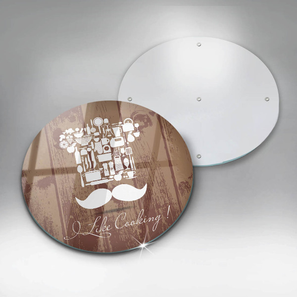 Skleněná deska do kuchyně I like cooking