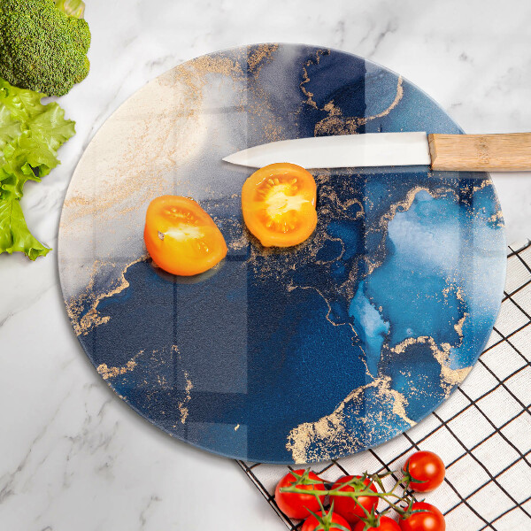 Skleněná krájecí deska Elegantní pozadí a zlato