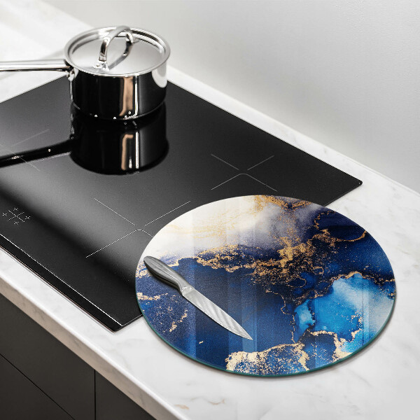 Skleněná krájecí deska Elegantní pozadí a zlato