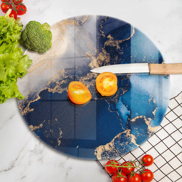 Skleněná krájecí deska Elegantní pozadí a zlato