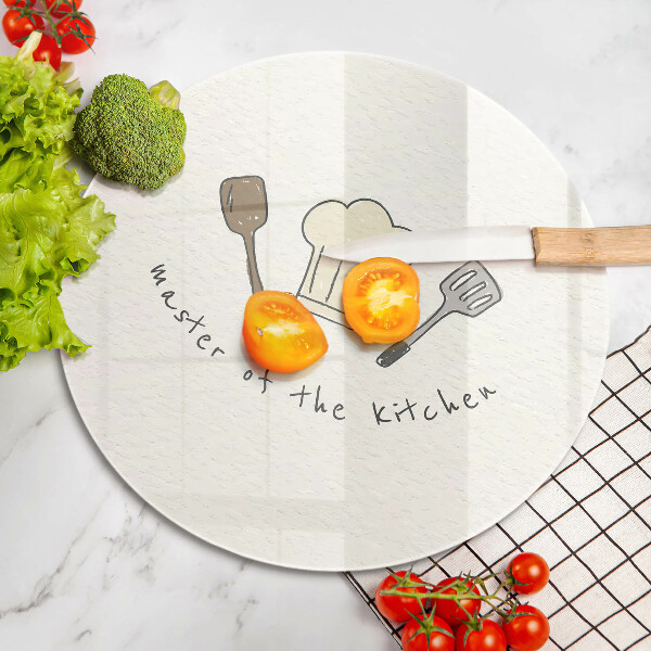 Skleněná krájecí deska Master of the kitchen