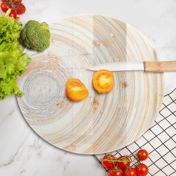 Skleněná krájecí deska Textura dřeva