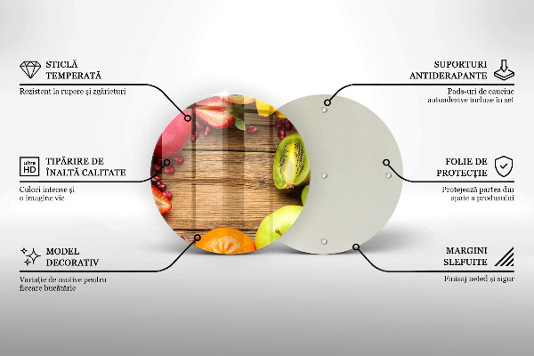 Skleněná krájecí deska Čerstvé ovoce