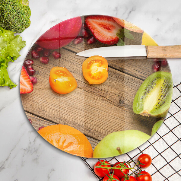 Skleněná krájecí deska Čerstvé ovoce