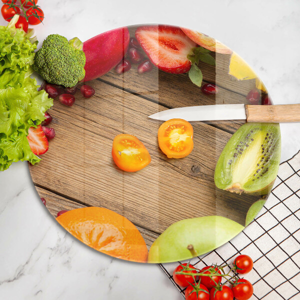 Skleněná krájecí deska Čerstvé ovoce