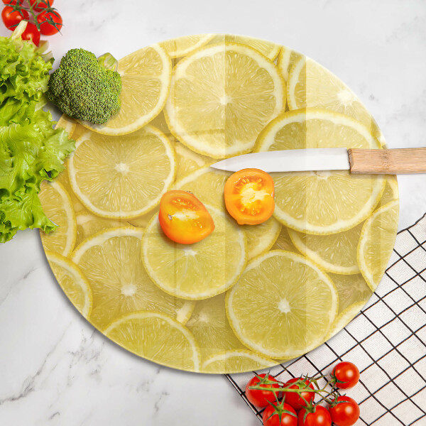 Skleněná deska do kuchyně Citronové ovoce