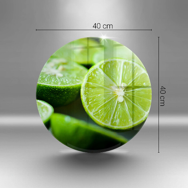 Skleněná deska do kuchyně Limetkový citrus