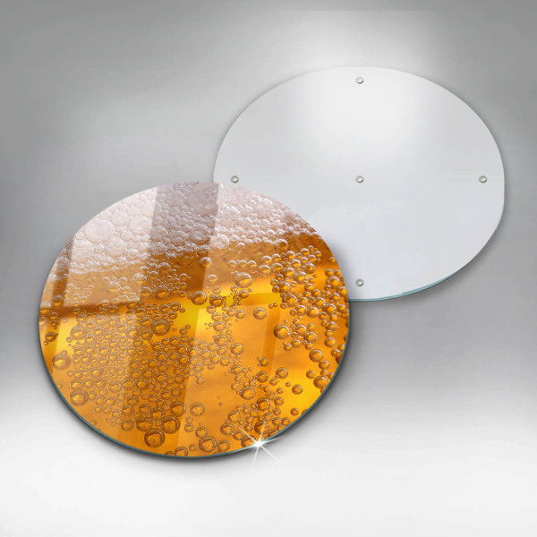 Skleněné krájecí prkénko Pijte pivní pěnu