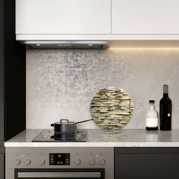 Skleněná deska do kuchyně Dekorativní kameny