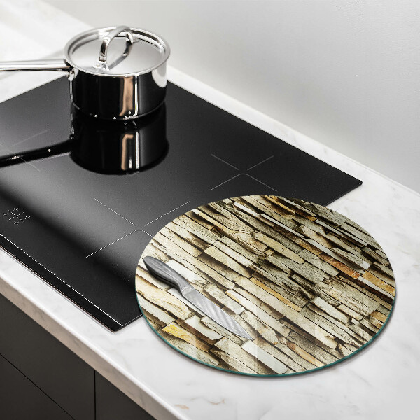 Skleněná deska do kuchyně Dekorativní kameny