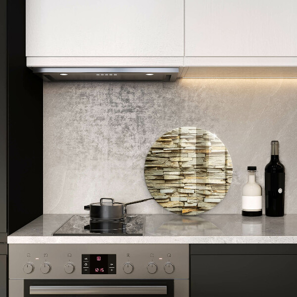 Skleněná deska do kuchyně Dekorativní kameny