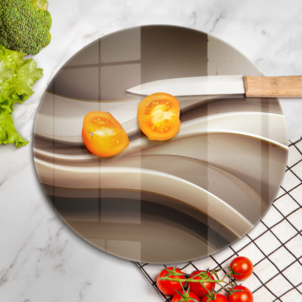 Skleněná deska do kuchyně Abstrakce jemné linie