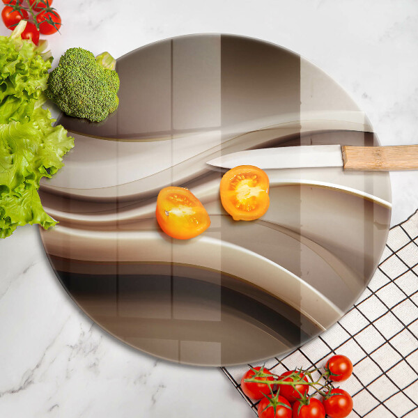 Skleněná deska do kuchyně Abstrakce jemné linie