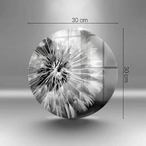 Skleněná deska do kuchyně Jemná pampeliška