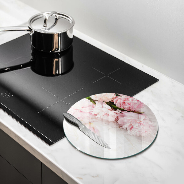 Skleněná deska do kuchyně Jemné květy růží