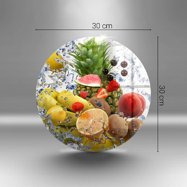 Skleněná deska do kuchyně Šťavnaté ovoce a voda