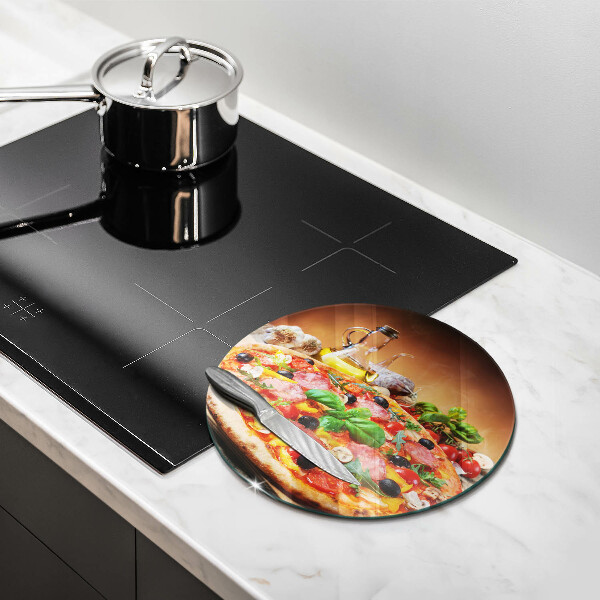 Skleněná deska do kuchyně Italská pizza