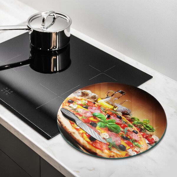 Skleněná deska do kuchyně Italská pizza