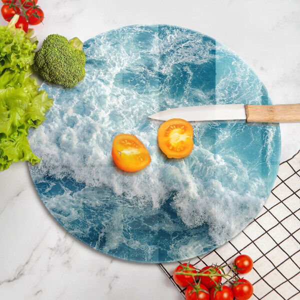 Skleněná deska do kuchyně Vlny mořské vody