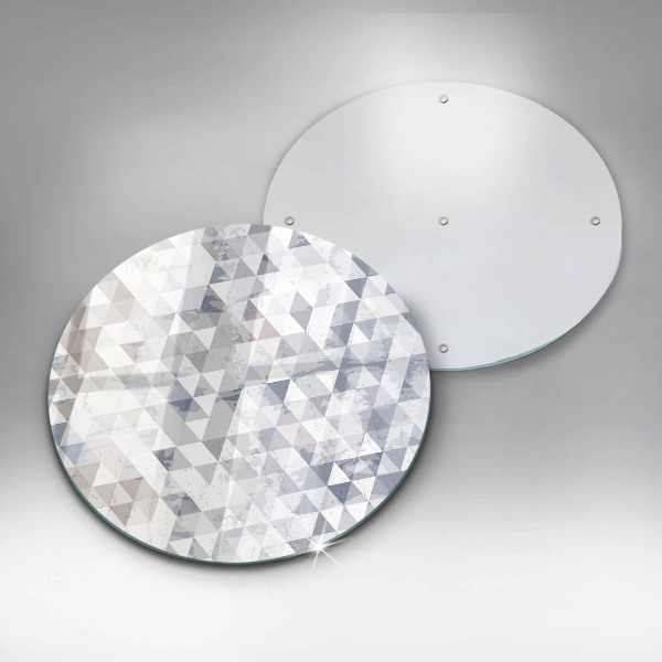 Skleněná deska do kuchyně Vzor trojúhelníků