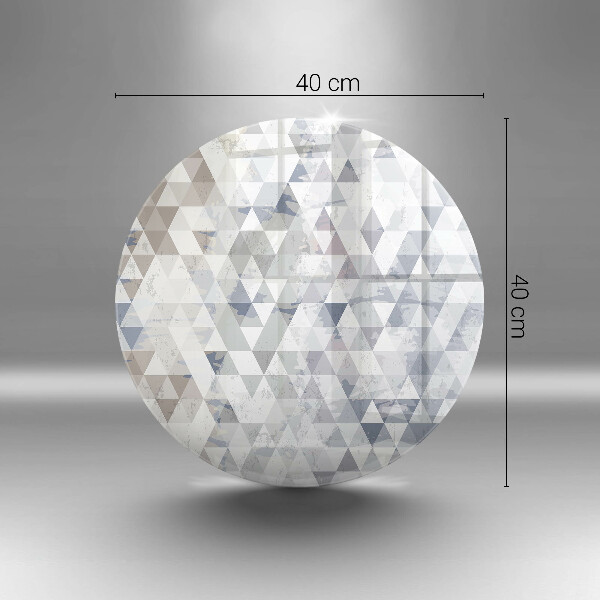 Skleněná deska do kuchyně Vzor trojúhelníků