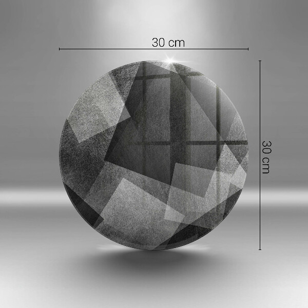 Skleněné krájecí prkénko Geometrické abstrakce