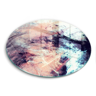 Skleněná deska do kuchyně Malovaná abstrakce