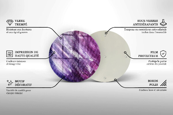 Skleněná deska do kuchyně Malování abstrakce