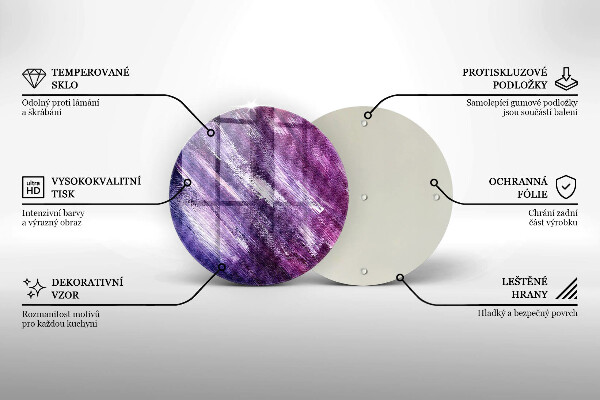 Skleněná deska do kuchyně Malování abstrakce