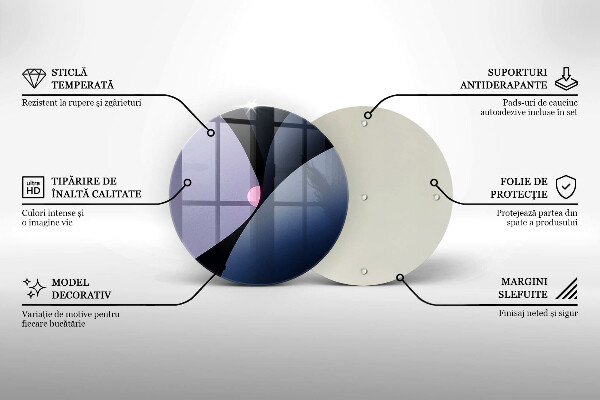 Skleněná deska do kuchyně Abstraktní tvary