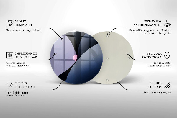 Skleněná deska do kuchyně Abstraktní tvary