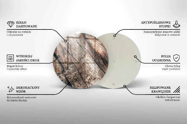 Skleněná deska do kuchyně Dřevěná konstrukce