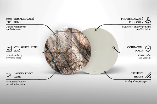 Skleněná deska do kuchyně Dřevěná konstrukce