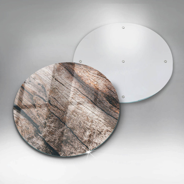 Skleněná deska do kuchyně Dřevěná konstrukce