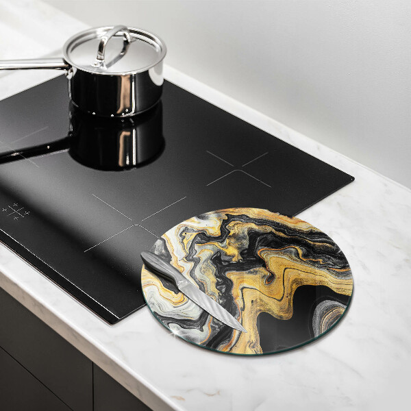 Skleněná deska do kuchyně Abstraktní struktura