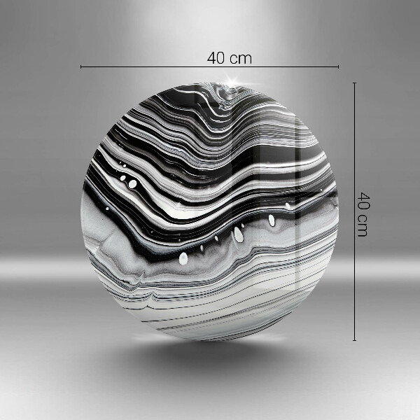 Skleněná deska do kuchyně Inkoustová abstrakce