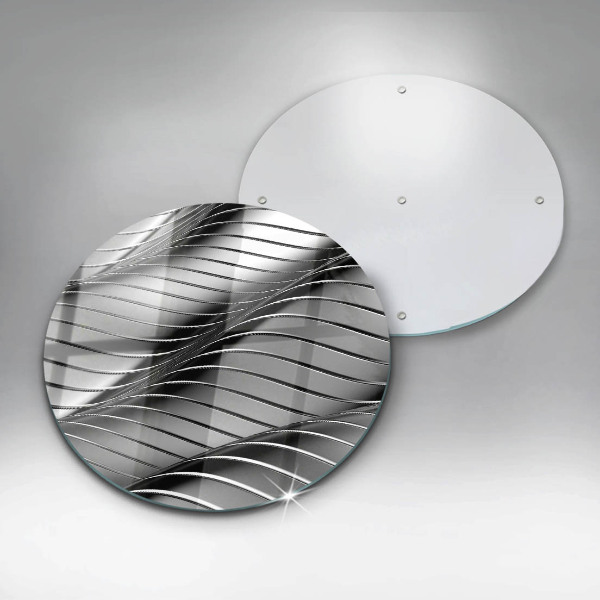 Skleněná deska do kuchyně 3d kovová konstrukce