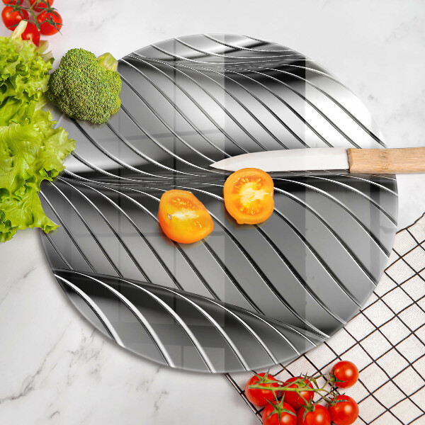 Skleněná deska do kuchyně 3d kovová konstrukce