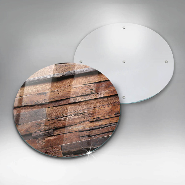 Skleněná deska do kuchyně Dekorativní dřevěné desky