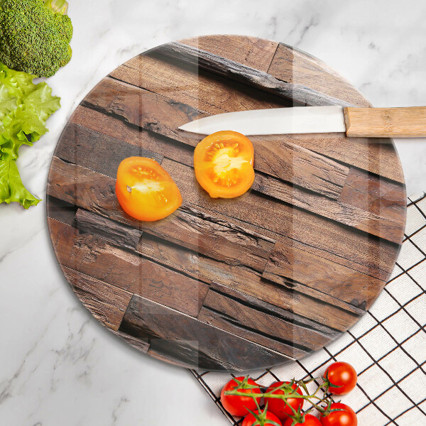 Skleněná deska do kuchyně Dekorativní dřevěné desky