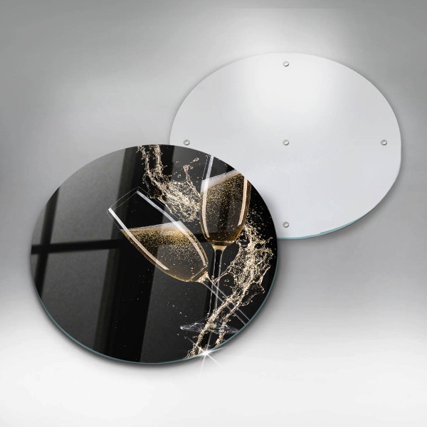 Skleněná deska do kuchyně Sklenice šampaňského